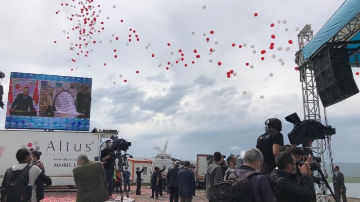 Tarıma can suyu olacak 'Kars Barajı' açıldı