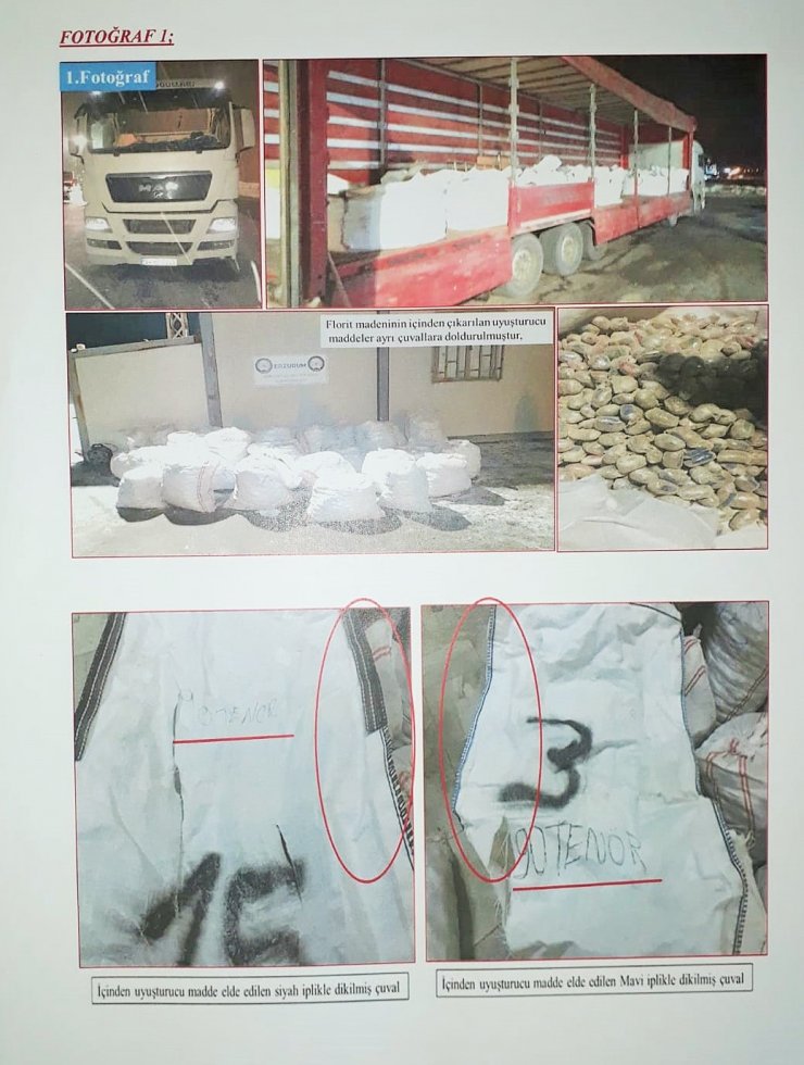 Erzurum'daki rekor uyuşturucu davasında ceza yağdı