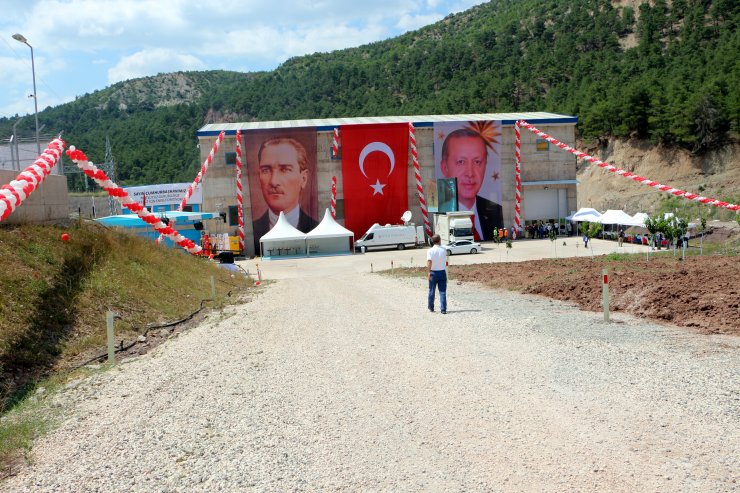 Tokat'ta Akıncı HES açılışı, Bakan Dönmez'in katılımıyla yapıldı