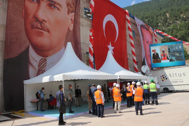 Tokat'ta Akıncı HES açılışı, Bakan Dönmez'in katılımıyla yapıldı