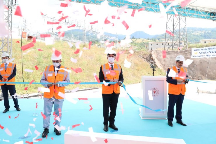 Tokat'ta Akıncı HES açılışı, Bakan Dönmez'in katılımıyla yapıldı