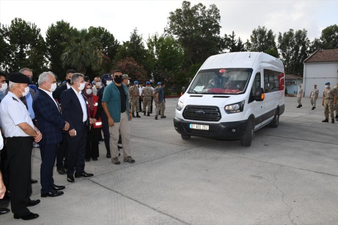 Hatay'da şehit düşen Jandarma Uzman Çavuş Konukçu'nun naaşı memleketi Konya'ya uğurlandı