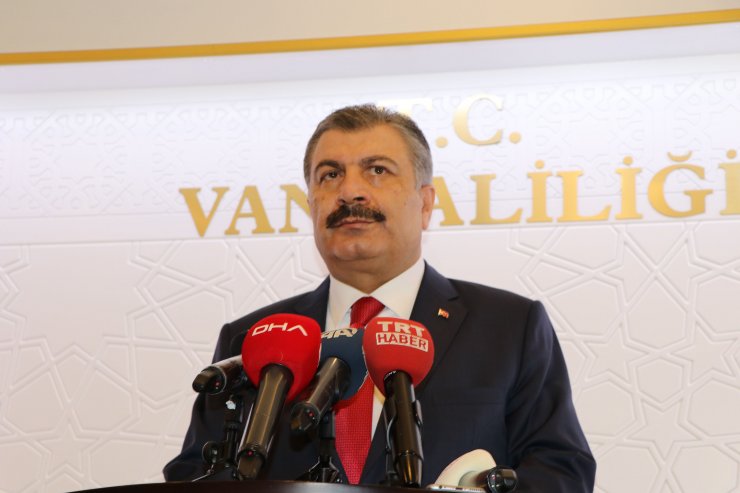 Bakan Koca: Vaka sayısı 2 katına çıkan Van'ı mercek altına aldık