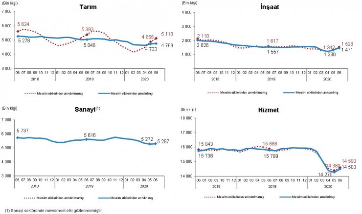TÜİK-İşsizlik Haziran döneminde yüzde 13.4'e yükseldi (2)