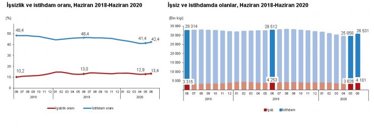 TÜİK-İşsizlik Haziran döneminde yüzde 13.4'e yükseldi (2)
