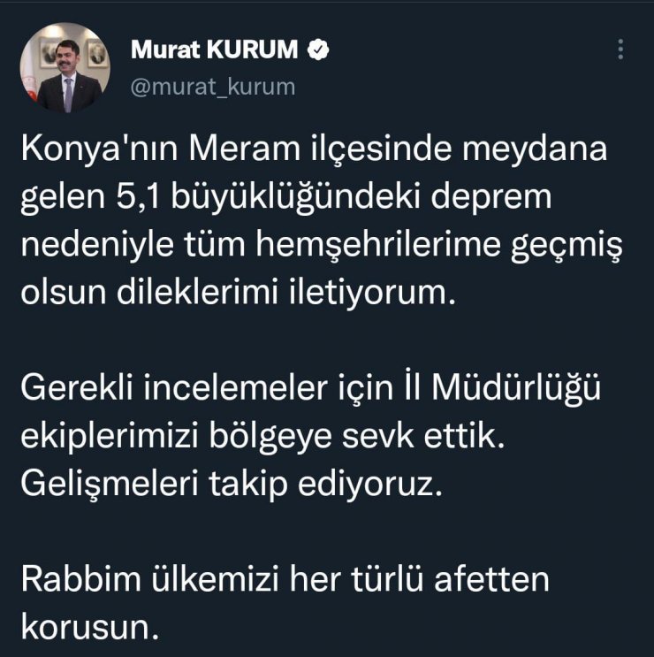 Konya 5.1'lik depremle sallandı (2)- Yeniden