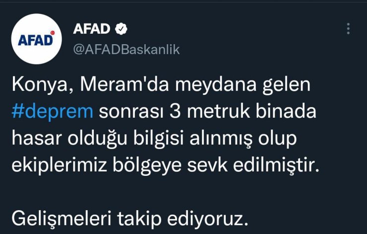 Konya 5.1'lik depremle sallandı (2)- Yeniden