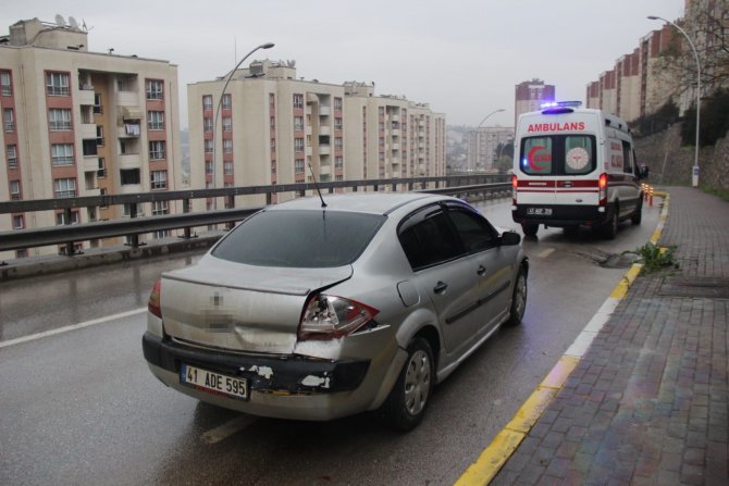 Yağışlı hava kazaya neden oldu: 1 yaralı