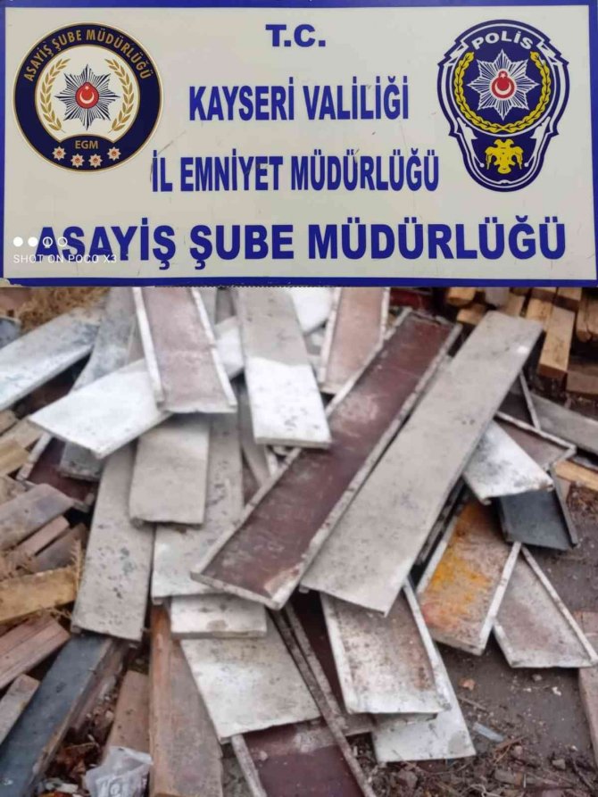 Demir hırsızları yakalandı