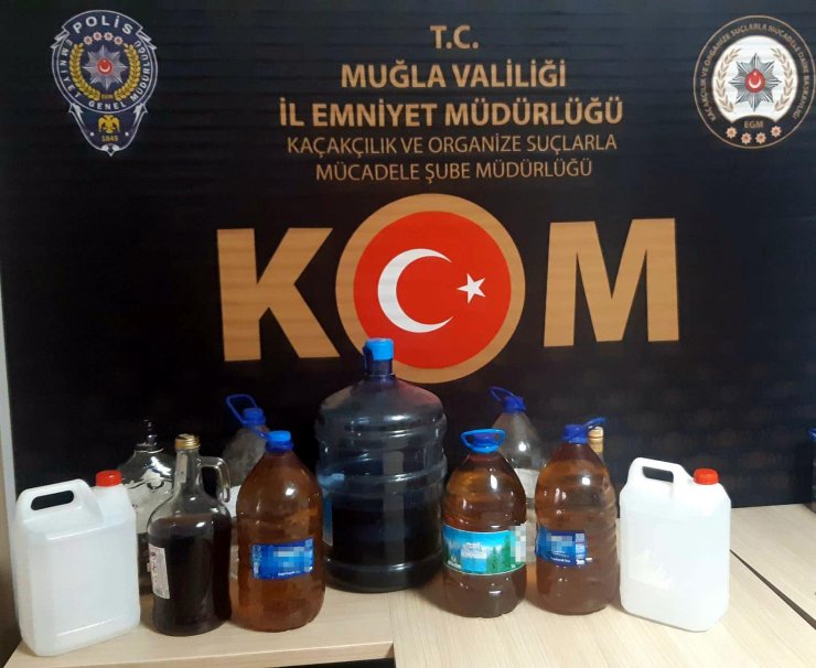 Muğla'daki sahte içki operasyonlarında 15 tutuklama