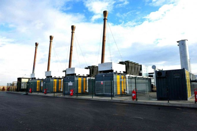 Konya'da metan gazından bir yılda 83 milyon kilowatt elektrik üretildi