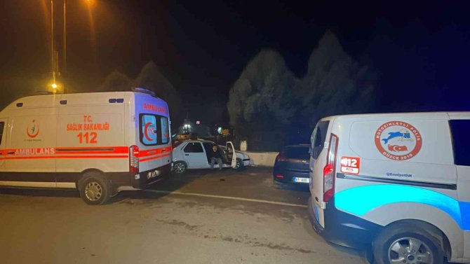 Polisten kaçan otomobil kaza yaptı: 4 yaralı