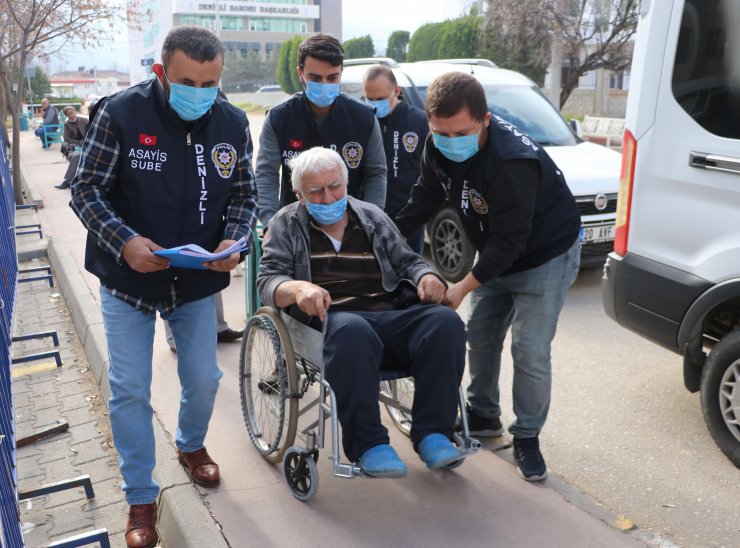 Eşini öldüren koca, tekerlekli sandalyeyle getirildiği adliyede tutuklandı