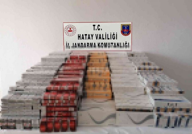 Hatay’da 6 bin 510 paket kaçak sigara ele geçirildi