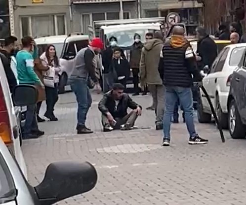 Malatya'da 'pitbul'lu kavga kamerada; 3 yaralı 