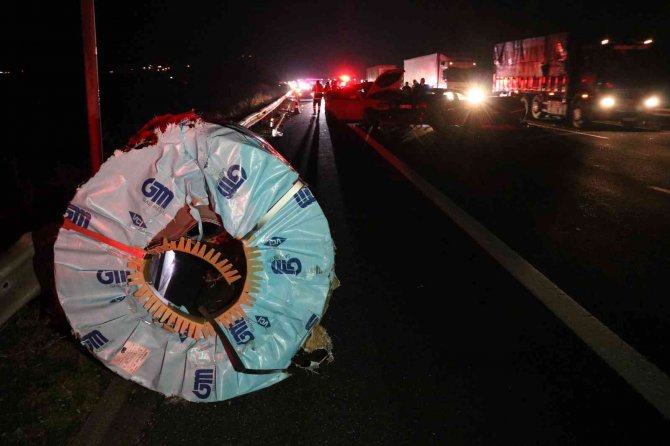 TEM’de arıza yapan cip zincirleme kazaya sebep oldu: 1 yaralı