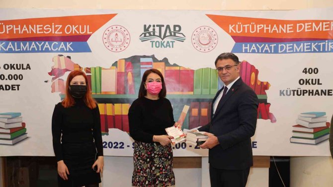 Tokat’ta 155 okul kütüphanesine 80 bin kitap