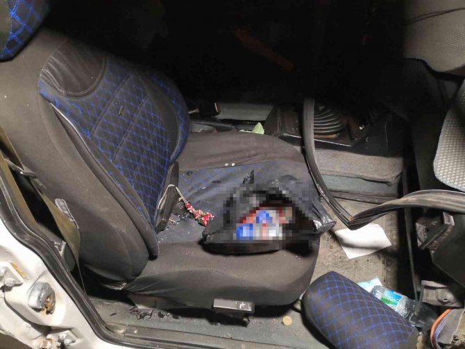 Araçla polisten kaçarken kaza yapan alkollü sürücü yaralı olarak yakalandı