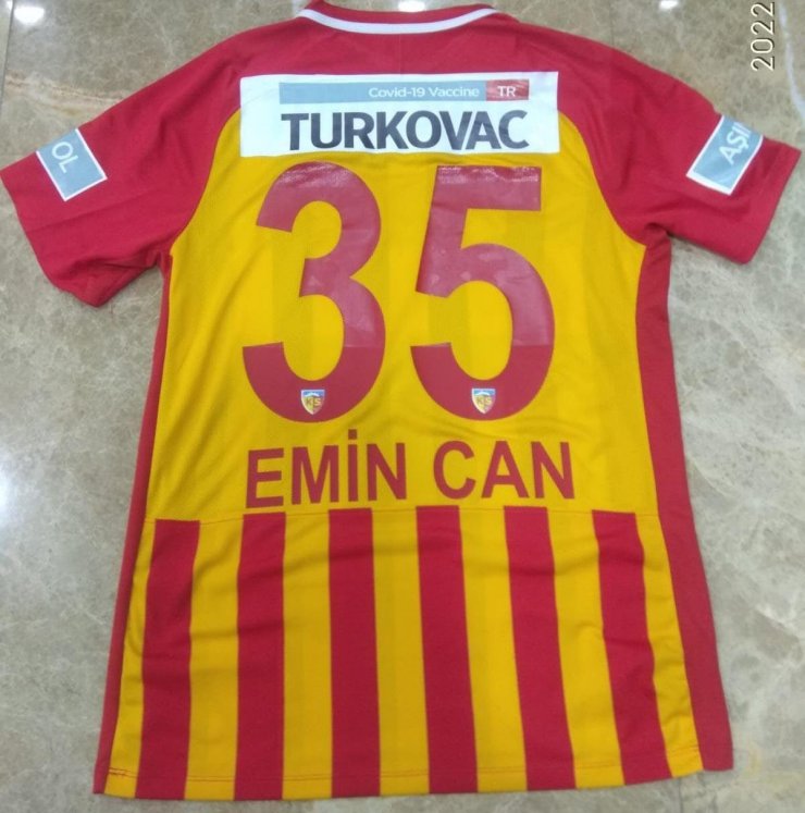 Kayserispor, Altay maçına Turkovac yazan formayla çıkacak