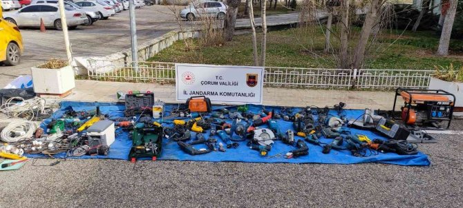 Çorum’da oluşturulan özel ekipler, 7 hırsızı kıskıvrak yakaladı