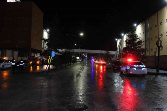 Karaman’da fabrika yangını