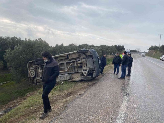 Yağmurla gelen kaza: 2 yaralı