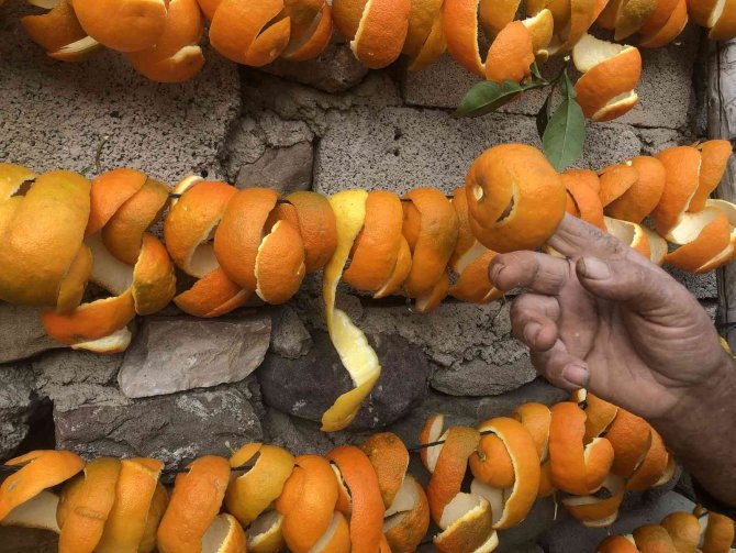 Limonun kabuğu kendinden değerli