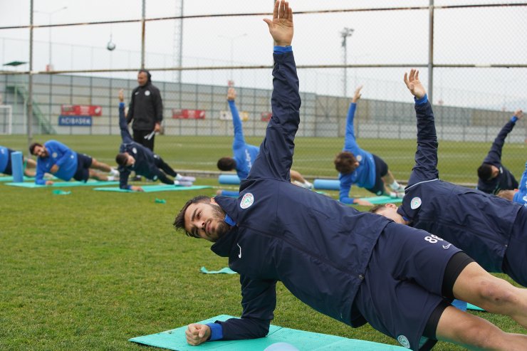 Çaykur Rizespor, Fatih Karagümrük maçı hazırlıklarını sürdürdü