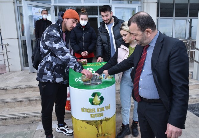 Bitkisel atık yağlar geri dönüşüme kazandırılıyor