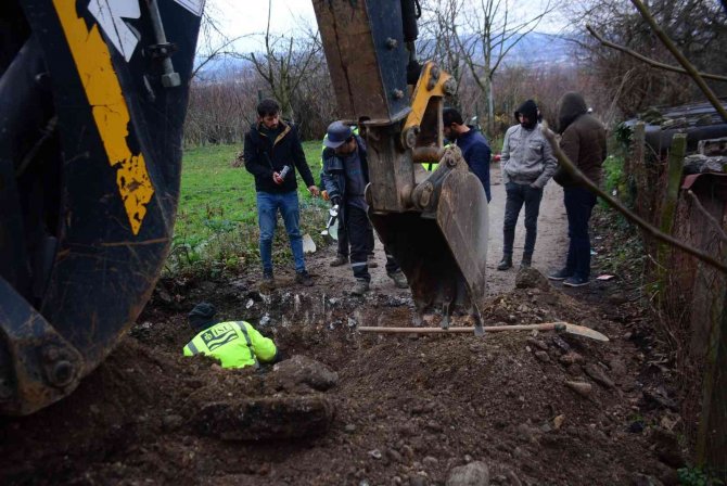 Doğal gaz boru hattı alev topuna döndü