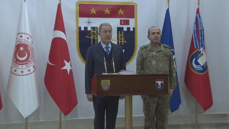 Bakan Akar'dan 3. Kolordu Komutanlığı'na ziyaret