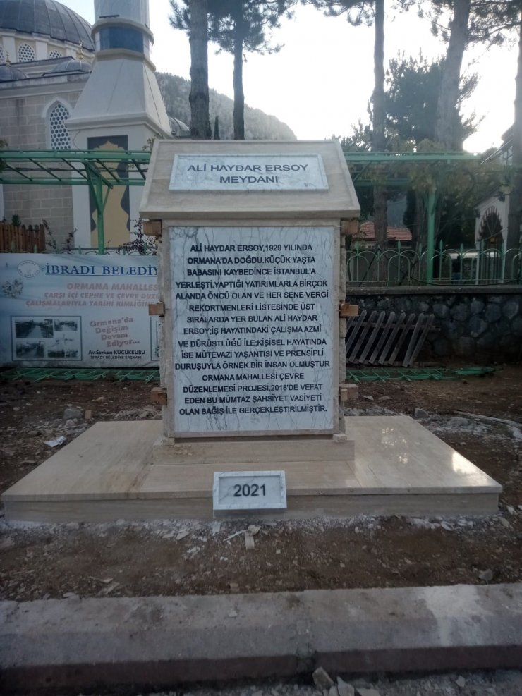 Bakan Ersoy'un merhum babasından, köyüne 500 bin dolarlık vasiyet