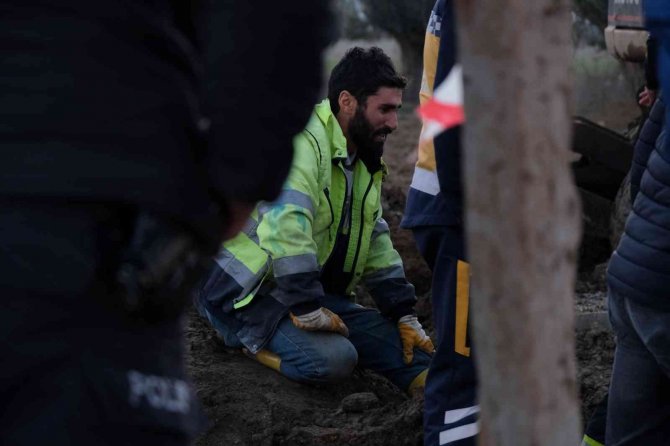 Göçük altında kalan işçinin cesedine ulaşıldı