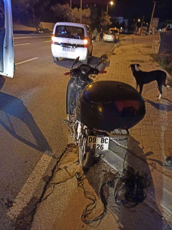 Motosiklet kazası: 1 ağır yaralı