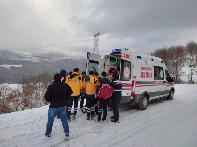 Minibüsün uçuruma devrilmesi sonucu 1 kişi öldü
