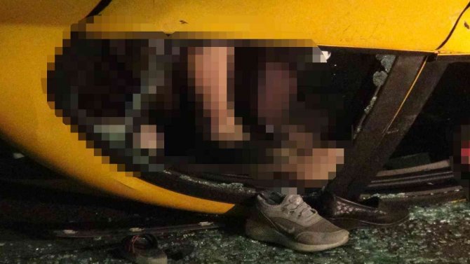 Trafik kazası: 1 ölü, 6 yaralı