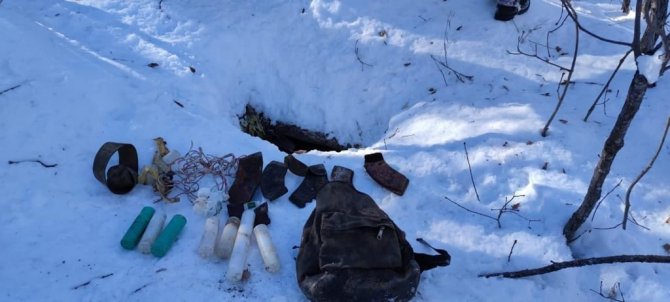 Tunceli’de 5 sığınak imha edildi