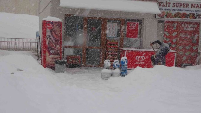 Yüksekova kar hapsinde