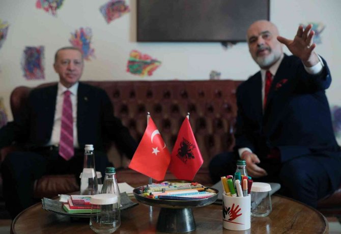 Cumhurbaşkanı Erdoğan, Arnavutluk Başbakanı Edi Rama ile görüştü