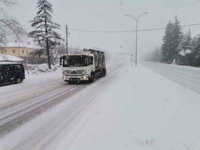 Kahramanmaraş’ta kar manzaraları