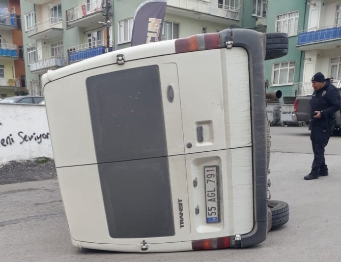 Trafik kazası: 1 yaralı