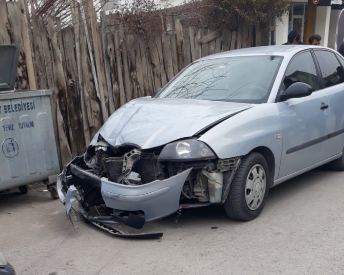 Trafik kazası: 1 yaralı