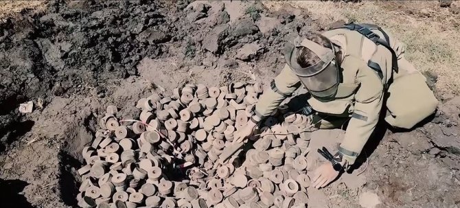 Jandarma son 4 yılda 42 bin 228 mayını imha etti