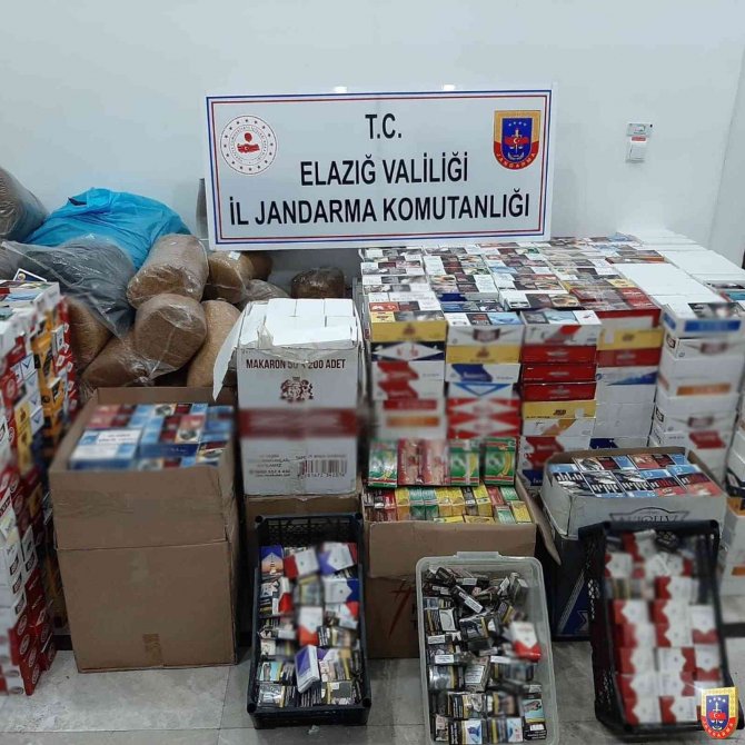 Jandarmanın tütün kaçakçılarına yönelik operasyonlarında 7 şüpheli yakalandı