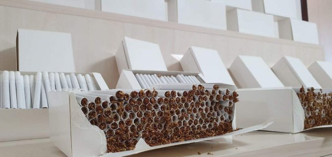 Kaçak makaron operasyonu