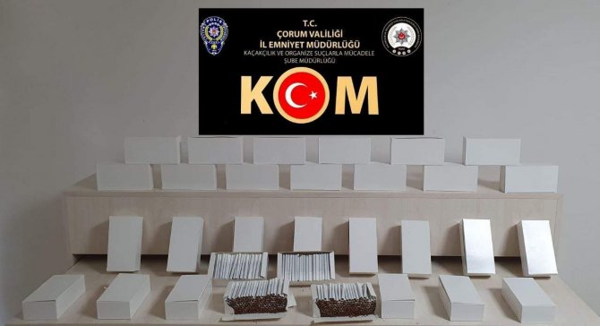 Kaçak makaron operasyonu