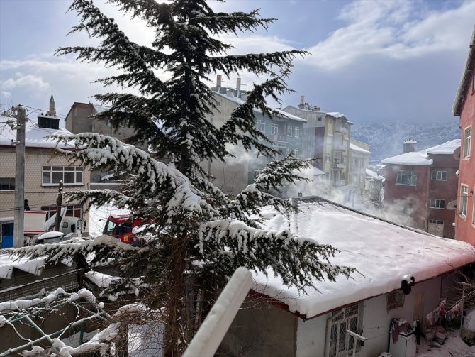 Seydişehir'de ev yangını