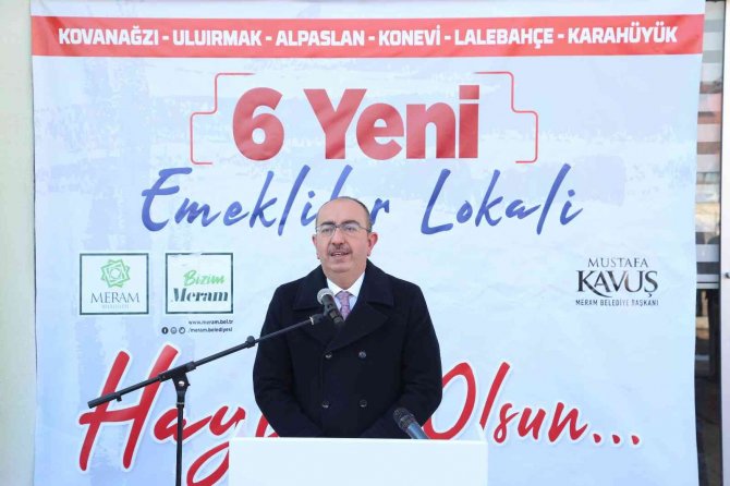 Meram’a kazandırılan 6 yeni ve yenilenen 5 emekli lokali hizmet vermeye başladı