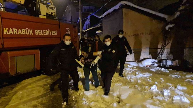 Karabük’te yangın paniği