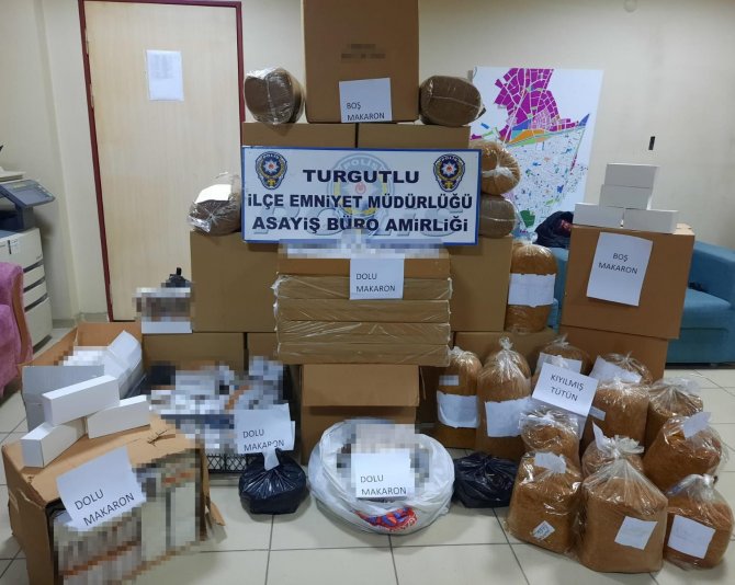 Turgutlu’da kaçak tütün operasyonu